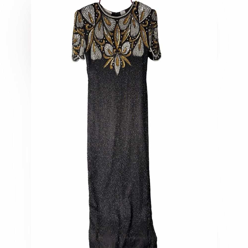 Vtg Lawrence Kazar Evening Gown